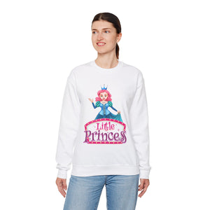 Little Princes Heavy Blend™ White  Sweatshirt