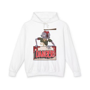 Danger Casual Wear - Unisex Lightweight Hooded Sweatshirt