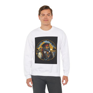 Pirate Captain Unisex Heavy Blend™ White  Sweatshirt