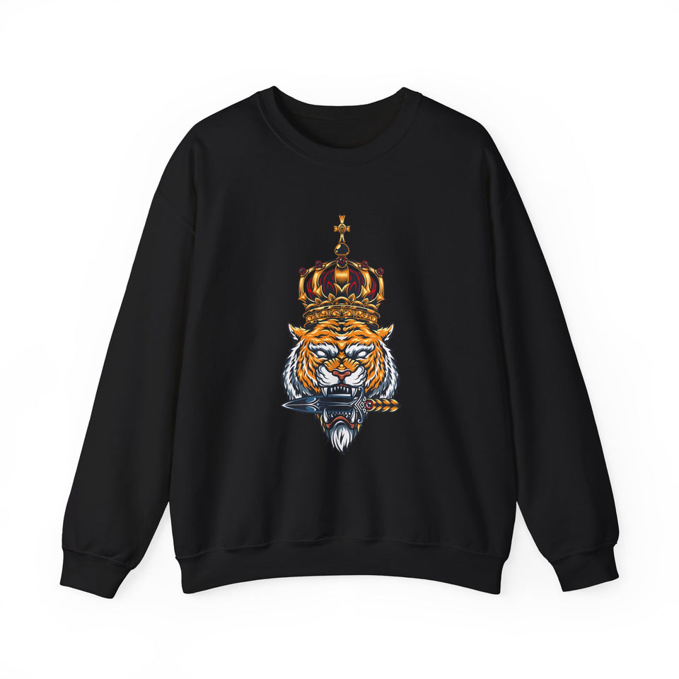 Tiger King Unisex Heavy Blend™ White Sweatshirt