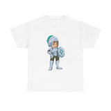 Mascot Alien Casual Wear Unisex Heavy Cotton T-Shirts