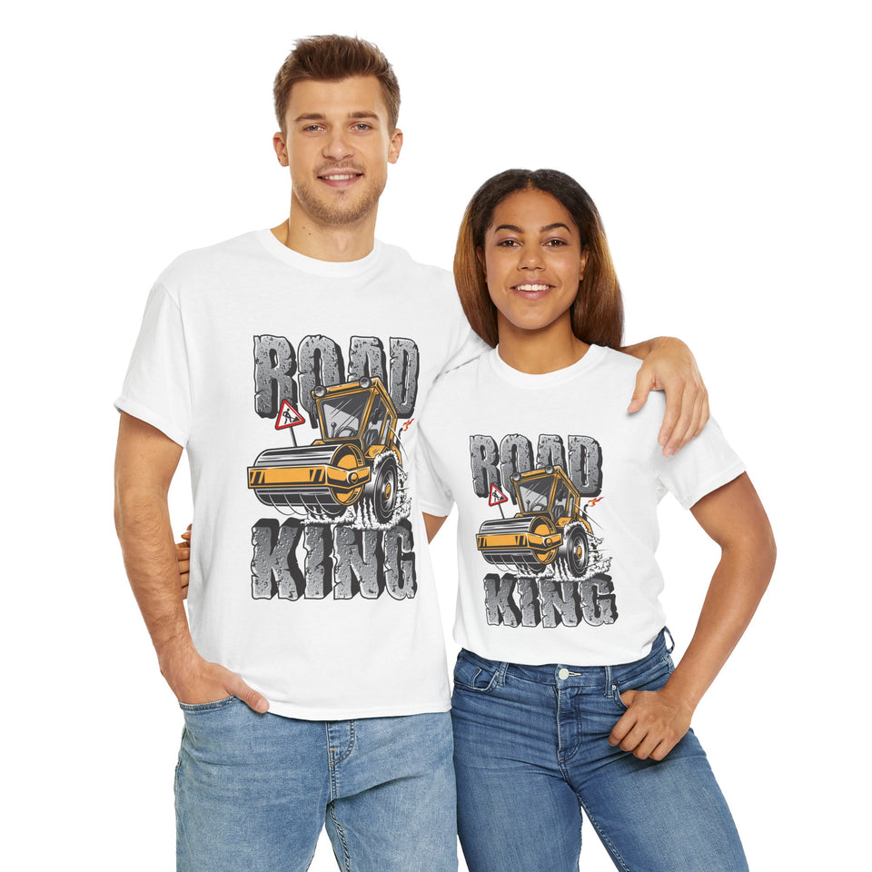 Road King Casual Wear Unisex Heavy Cotton T-Shirts