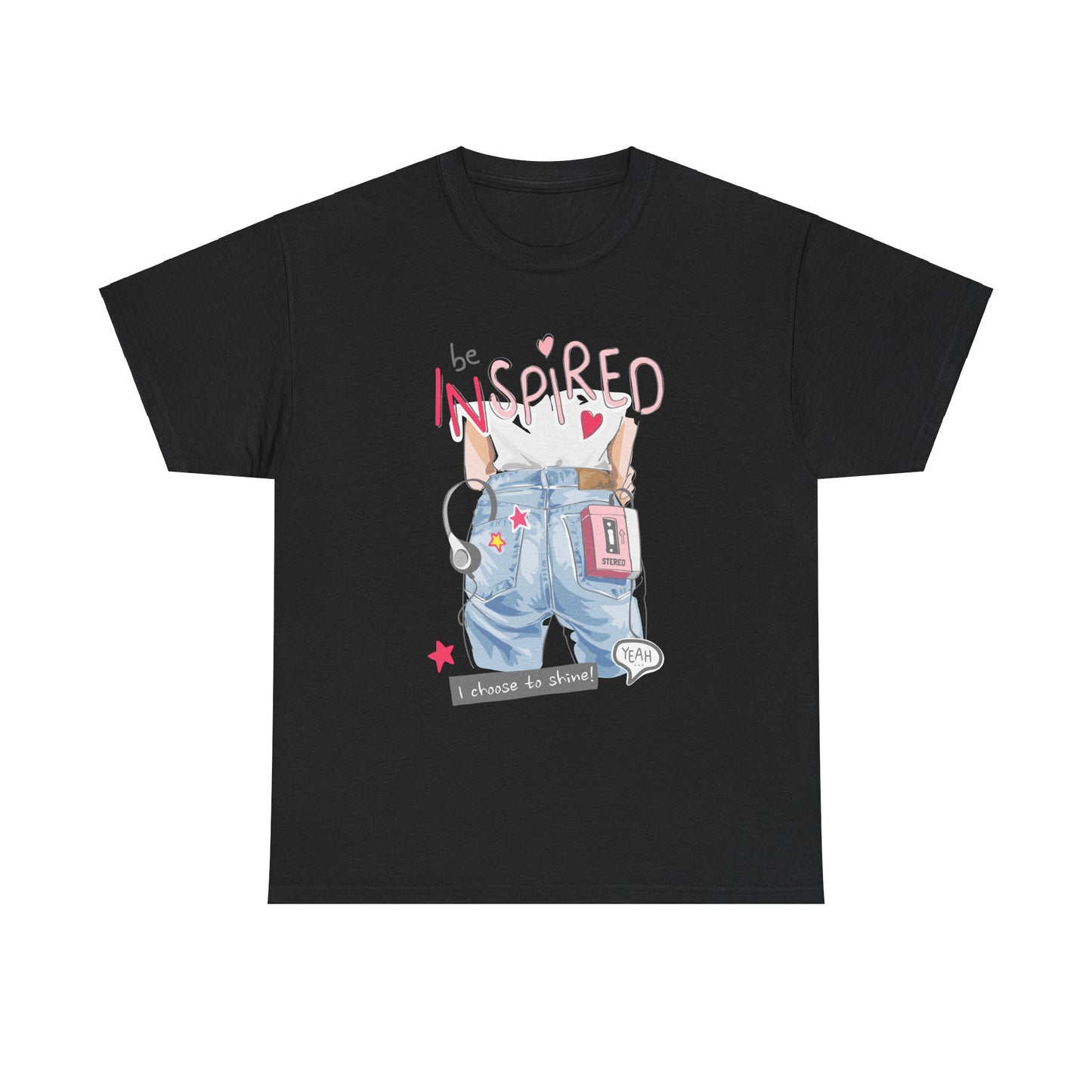 Be Inspired Casual Wear Girls Heavy Cotton T-Shirts