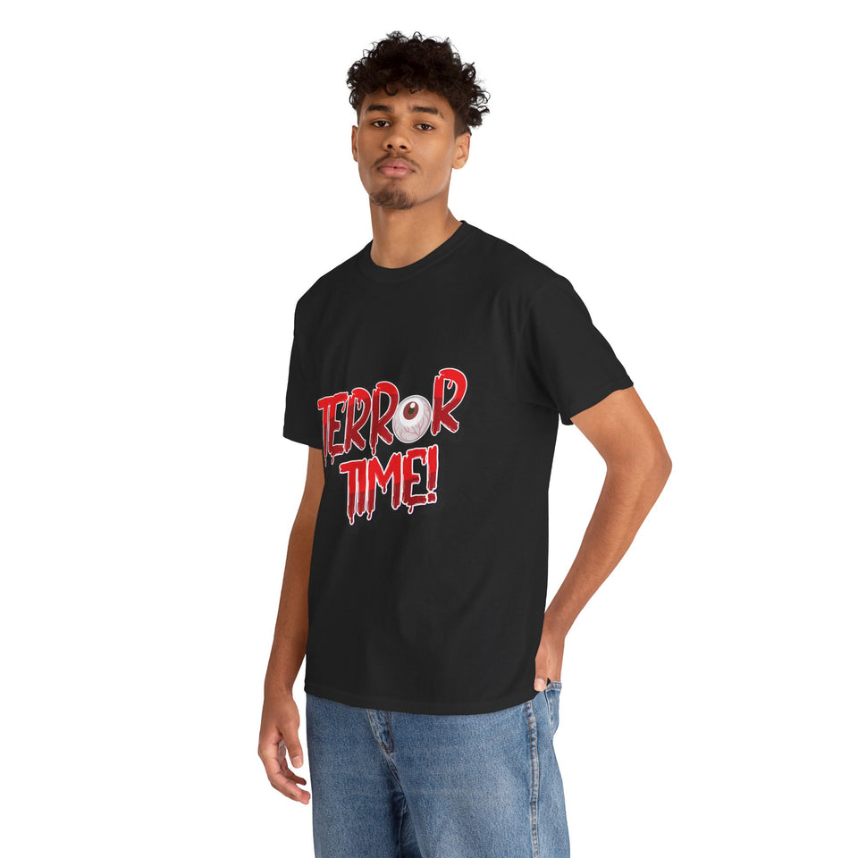 Terror Time Casual Wear Unisex Heavy Cotton T-Shirts