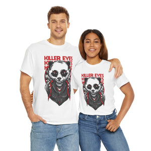 Killer Eyes Casual Wear Unisex Heavy Cotton T-Shirts