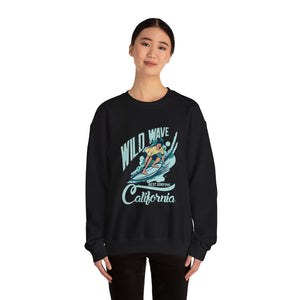 Wild Wave California Unisex Heavy Blend™ White Sweatshirt