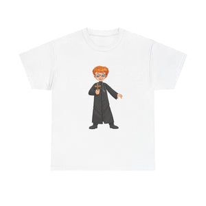 Priest Holding Boy Casual Wear Heavy Cotton T-Shirts