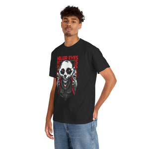 Killer Eyes Casual Wear Unisex Heavy Cotton T-Shirts