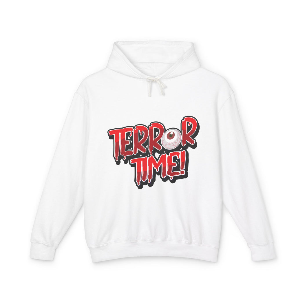 Terror Time Casual Wear - Unisex Lightweight Hooded Sweatshirt