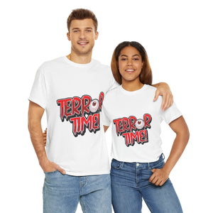 Terror Time Casual Wear Unisex Heavy Cotton T-Shirts