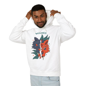 Wolves Causal Wear - Unisex Lightweight Hooded Sweatshirt