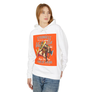 Strongest Sons of Vicking Casual Wear - Unisex Lightweight Hooded Sweatshirt