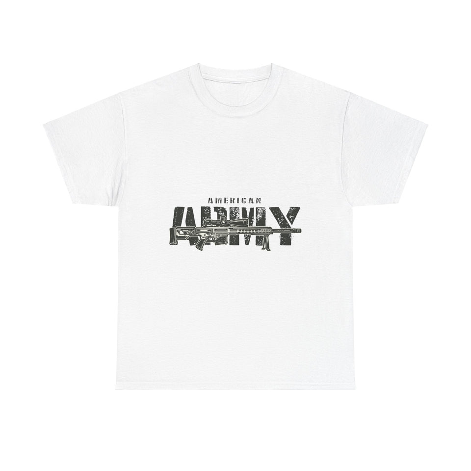 American Army Casual Wear Unisex Heavy Cotton T-Shirts