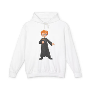 Priest Holding Boy Casual Wear -  Lightweight Hooded Sweatshirt