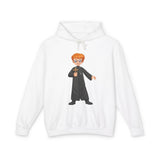 Priest Holding Boy Casual Wear -  Lightweight Hooded Sweatshirt