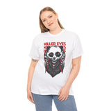 Killer Eyes Casual Wear Unisex Heavy Cotton T-Shirts