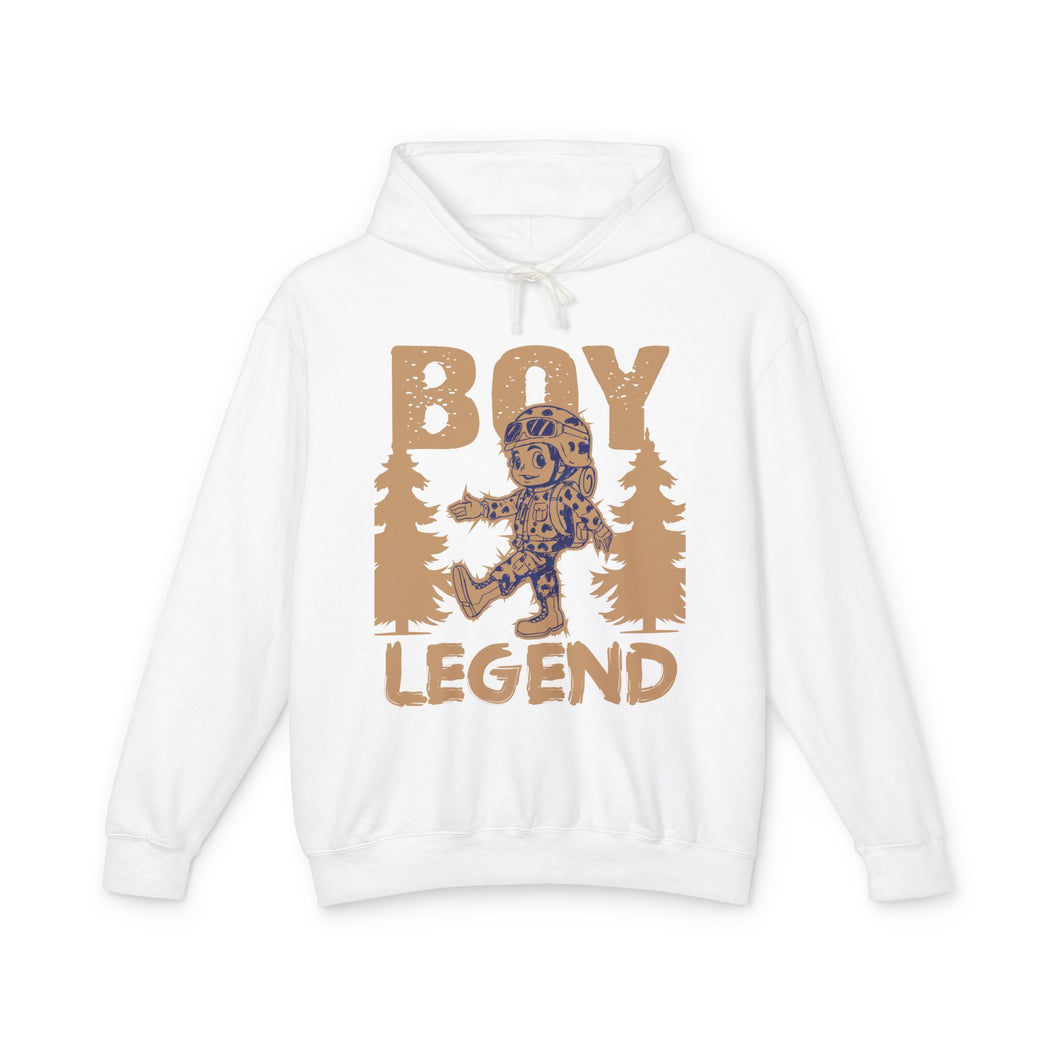 Boy legend  Causal Wear - Mens Lightweight Hooded Sweatshirt