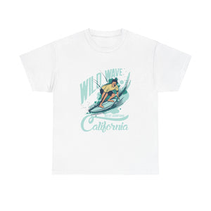 Wild Wave California Casual Wear Unisex Heavy Cotton T-Shirts