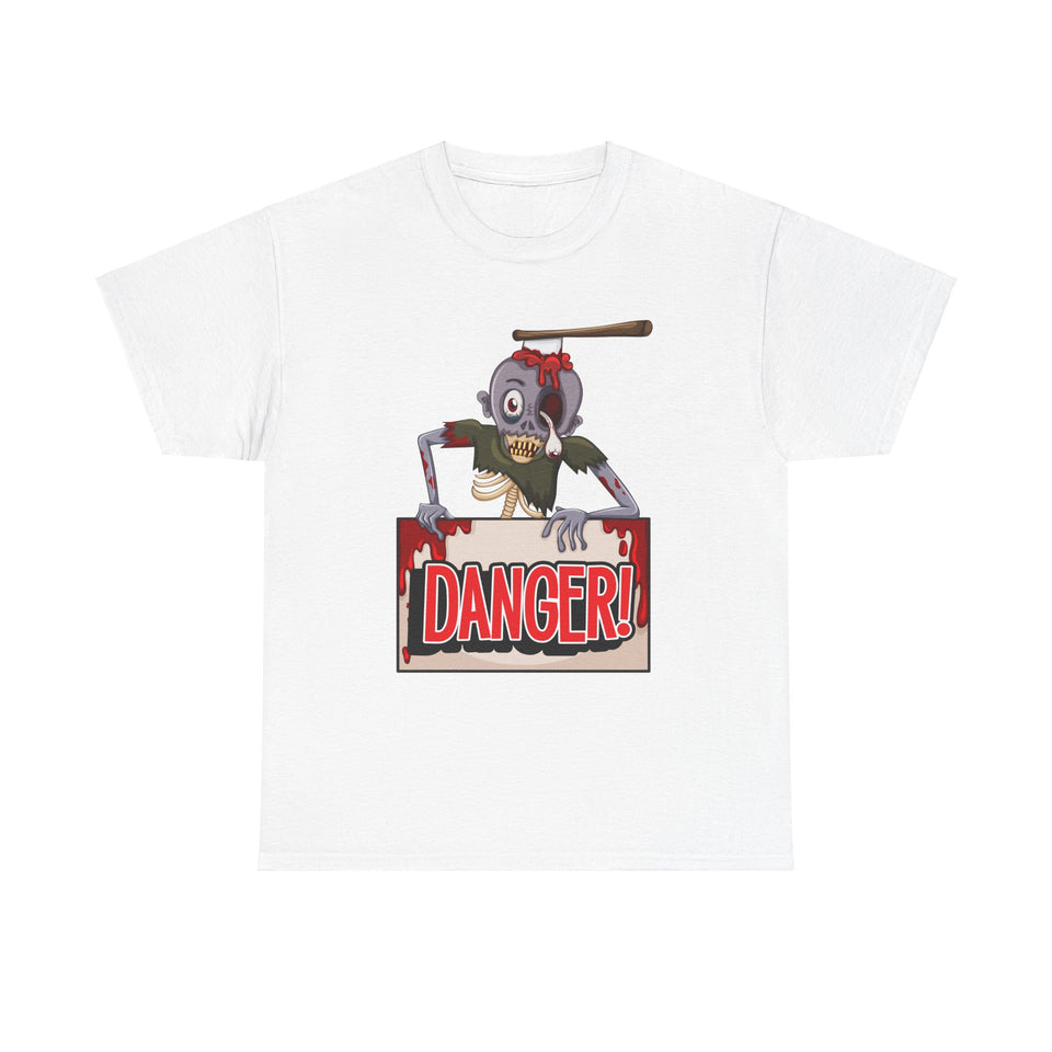 Danger Casual Wear Unisex Heavy Cotton T-Shirts