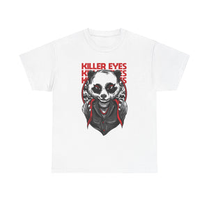 Killer Eyes Casual Wear Unisex Heavy Cotton T-Shirts