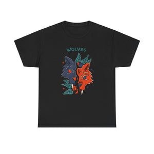 Wolves Casual Wear Unisex Heavy Cotton T-Shirts