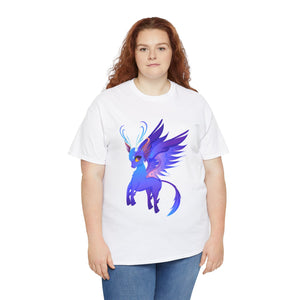 Angel Deer Casual Wear Unisex Heavy Cotton T-Shirts