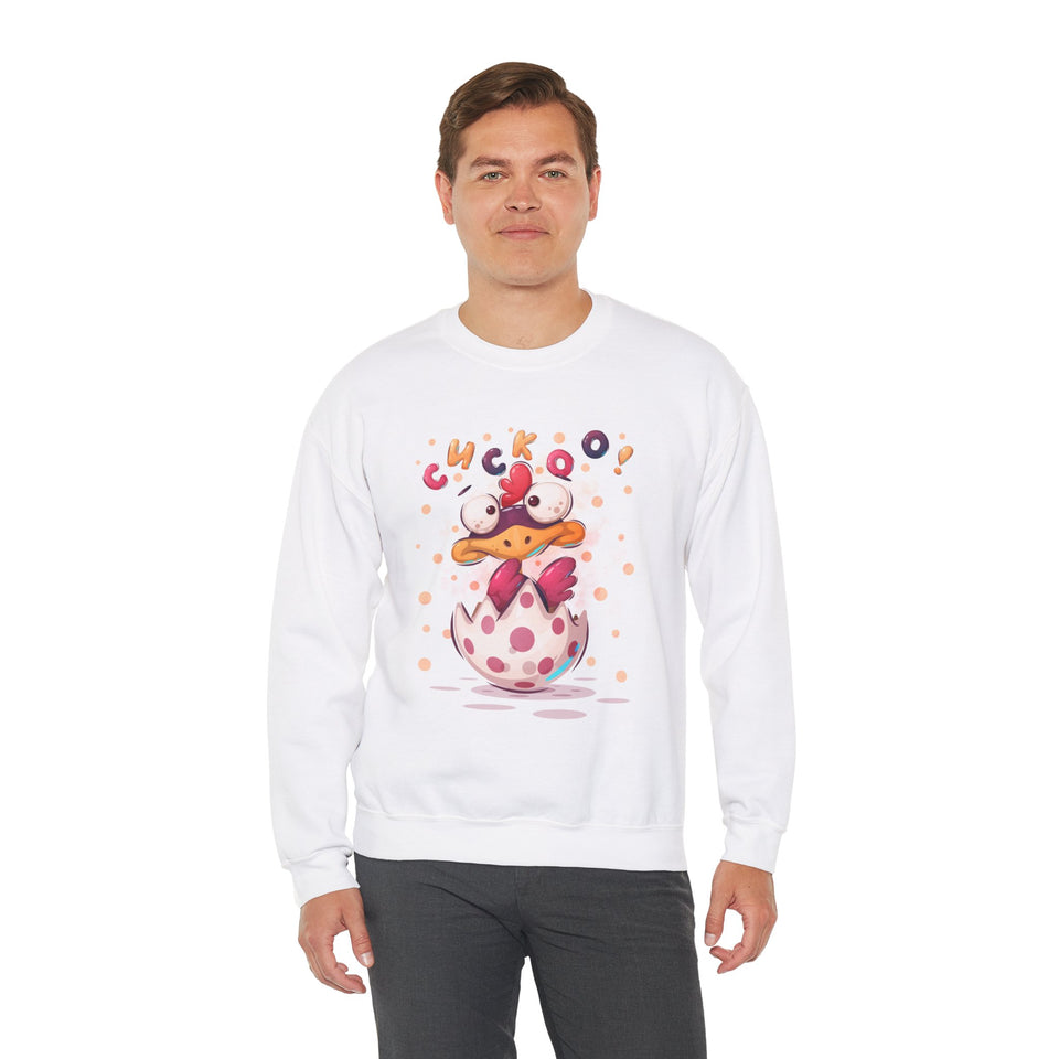 Cuckoo Heavy Blend™ White Sweatshirt