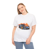 Sport Car Casual Wear Unisex Heavy Cotton T-Shirts