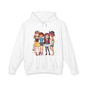 Friends Together Casual Wear - Girl Lightweight Hooded Sweatshirt