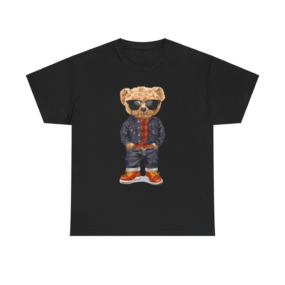 Teddy Bear Casual Wear Unisex Heavy Cotton T-Shirts