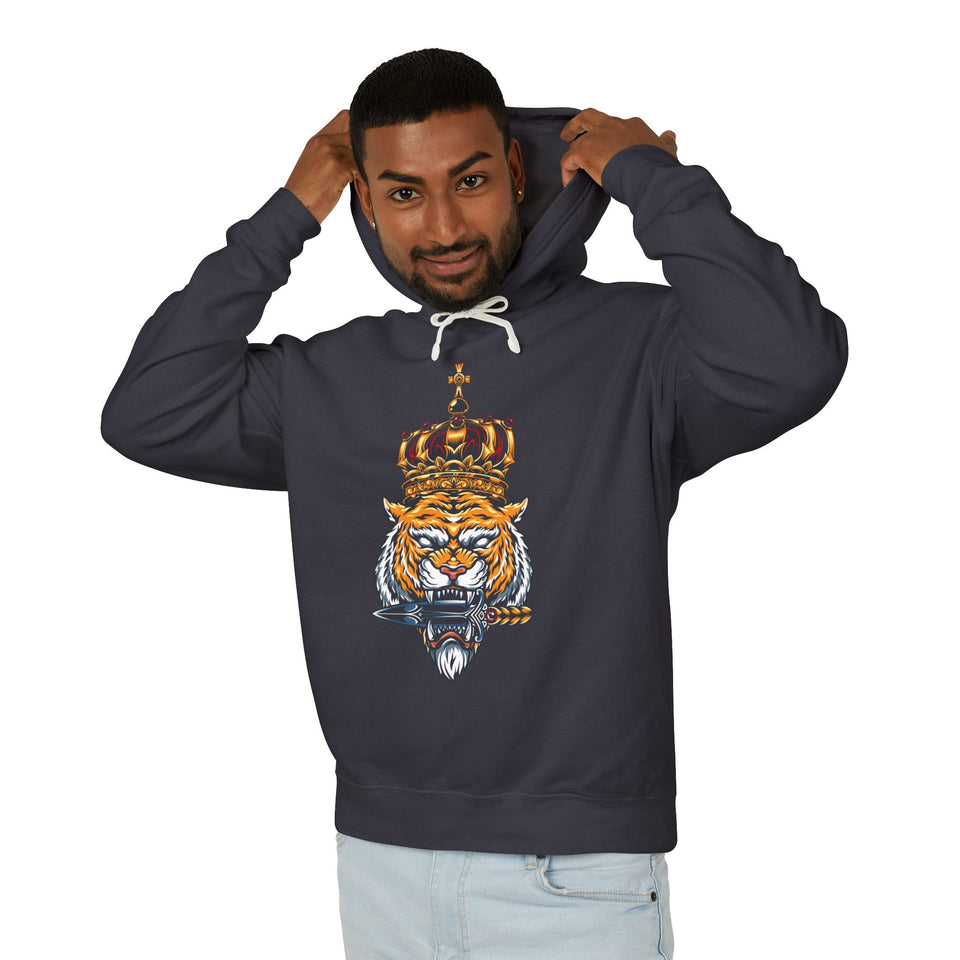 Tiger King Casual Wear -  Unisex Lightweight Hooded Sweatshirt