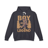 Boy legend  Causal Wear - Mens Lightweight Hooded Sweatshirt