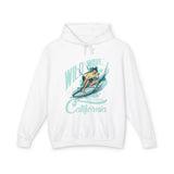 Wild Wave California  Casual Wear - Unisex Lightweight Hooded Sweatshirt