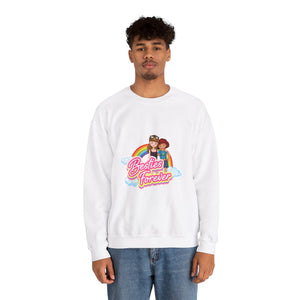 Besties Forever Heavy Blend™ White Sweatshirt