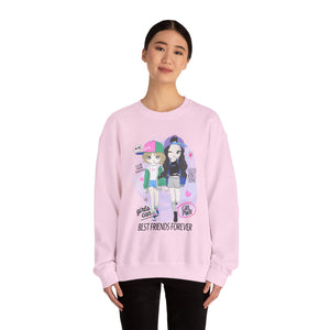 Best Friends Forever Unisex Heavy Blend™ White Sweatshirt