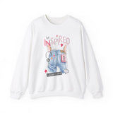 Be Inspired Girls Heavy Blend™ White Sweatshirt