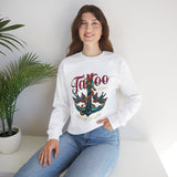 Tattoo Studio Unisex Heavy Blend™ White Sweatshirt