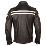 Men’s Black Vintage Motorcycle Biker Genuine Sheepskin Leather Jacket