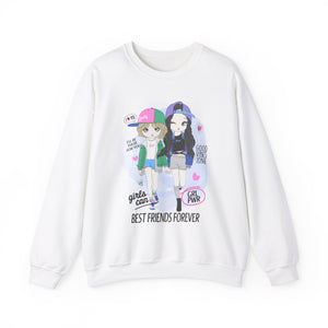 Best Friends Forever Unisex Heavy Blend™ White Sweatshirt