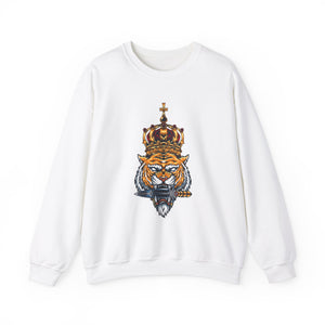 Tiger King Unisex Heavy Blend™ White Sweatshirt