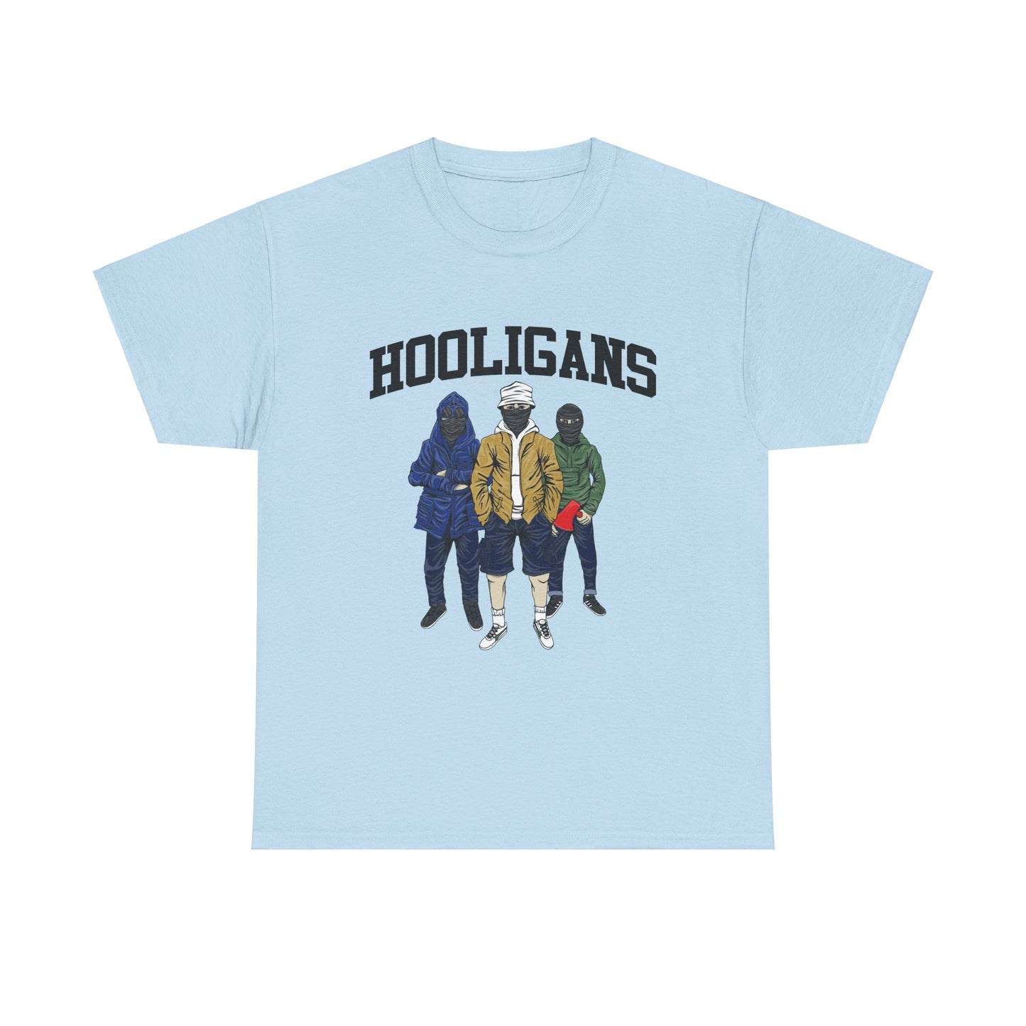 Hooligans Boys Casual Wear Unisex Heavy Cotton T-Shirts