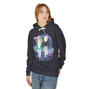 Best Friends Forever Casual Wear - Unisex Lightweight Hooded Sweatshirt