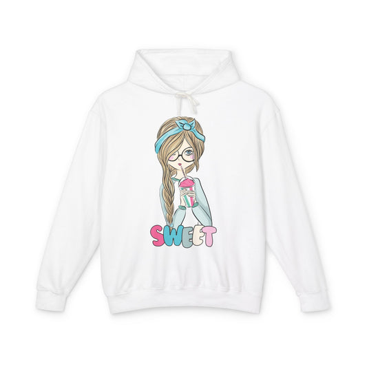 Sweet Girl Casual Wear - women Lightweight Hooded Sweatshirt