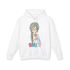 Sweet Girl Casual Wear - women Lightweight Hooded Sweatshirt