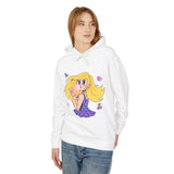 Anime Girl Streetwear Casual Wear -  Lightweight Hooded Sweatshirt