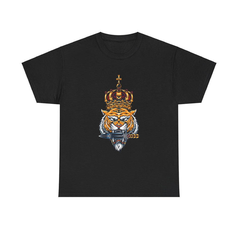 Tiger King Casual Wear Unisex Heavy Cotton T-Shirts