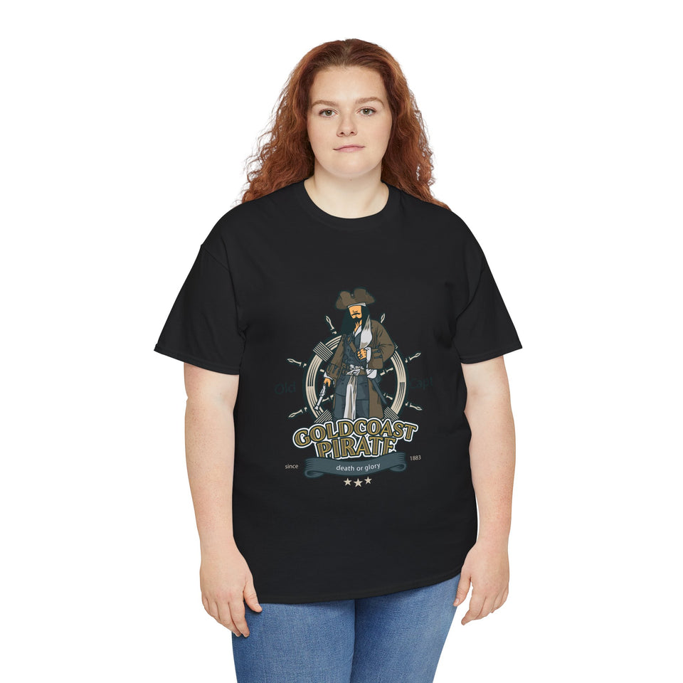 Gold Coast Pirate Unisex Casual Wear Unisex Heavy Cotton T-Shirts