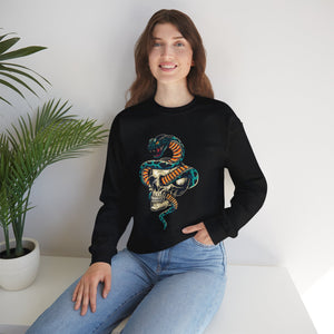 Snake Skull Tattoo Unisex Heavy Blend™ Sweatshirt