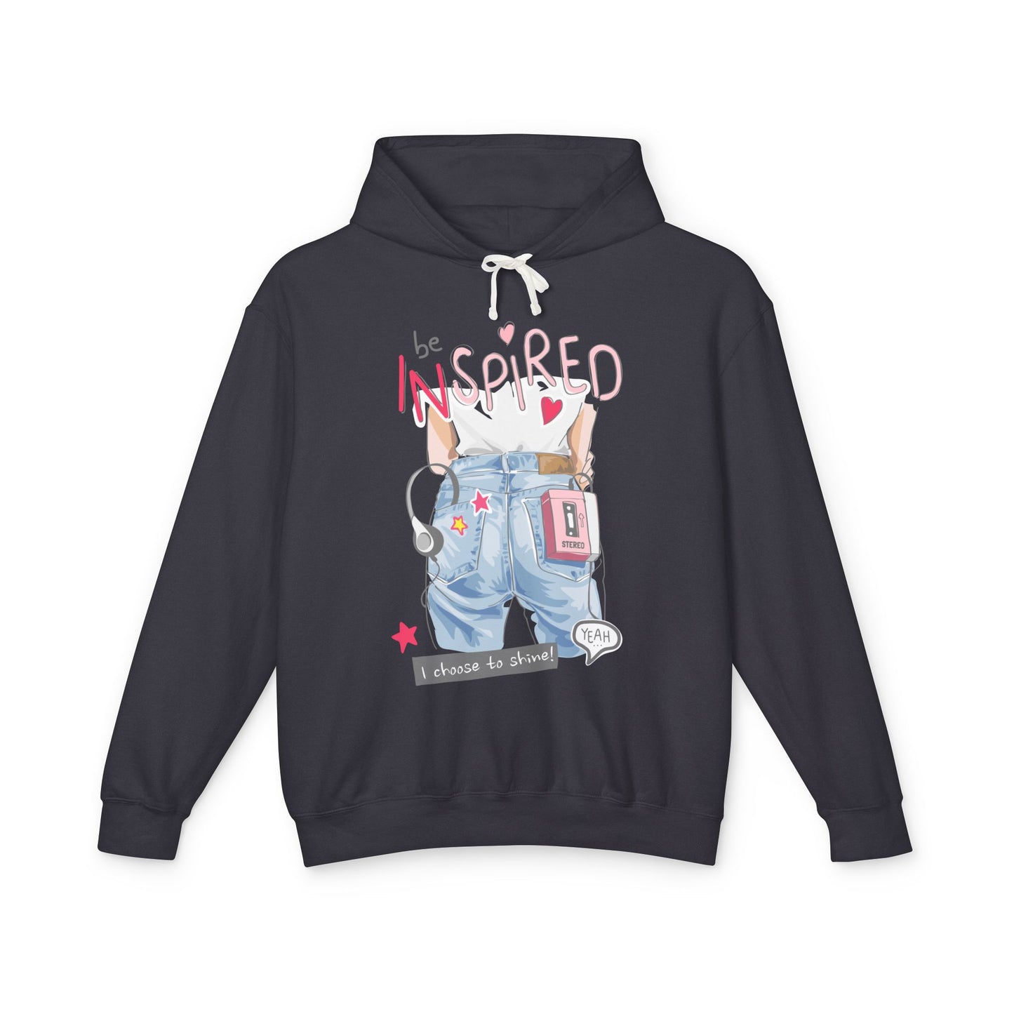Be Inspired Casual Wear - Girl Lightweight Hooded Sweatshirt