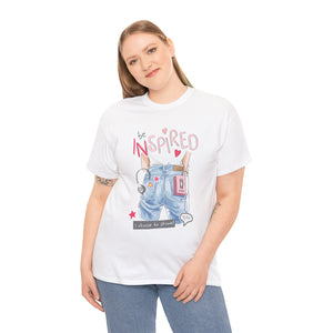 Be Inspired Casual Wear Girls Heavy Cotton T-Shirts